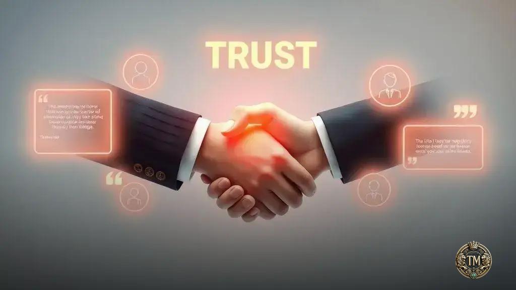 Construindo confiança com seu público