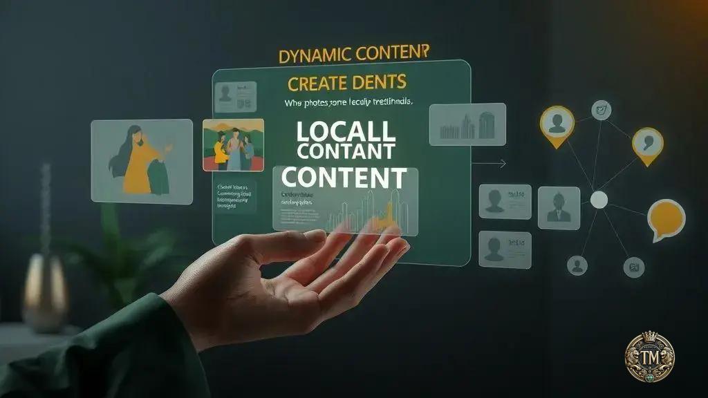 Criando conteúdo atrativo para o público local