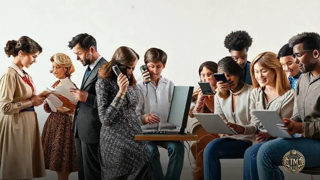 A evolução da comunicação: do presencial ao digital A evolução da comunicação: do presencial ao digital