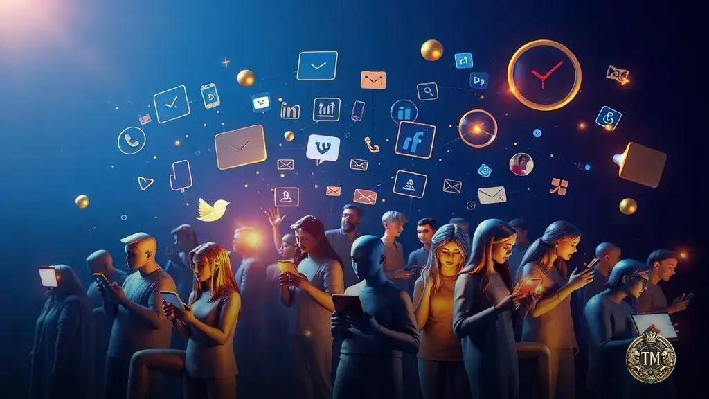 A influência das redes sociais A influência das redes sociais