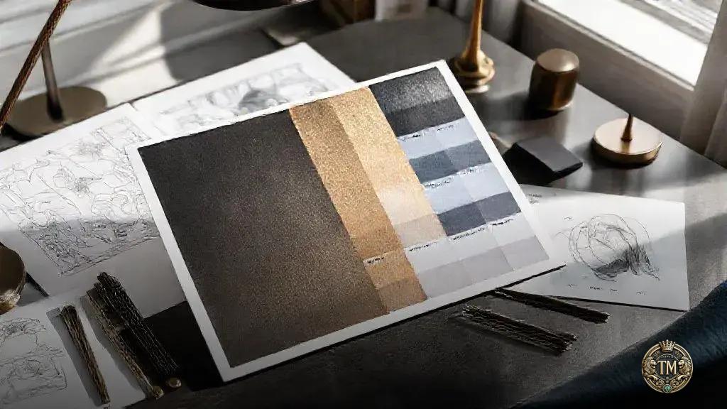 A psicologia das cores no design premium