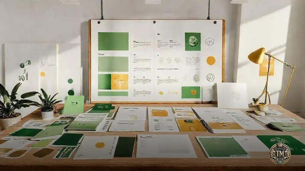 Elementos visuais que comunicam posicionamento