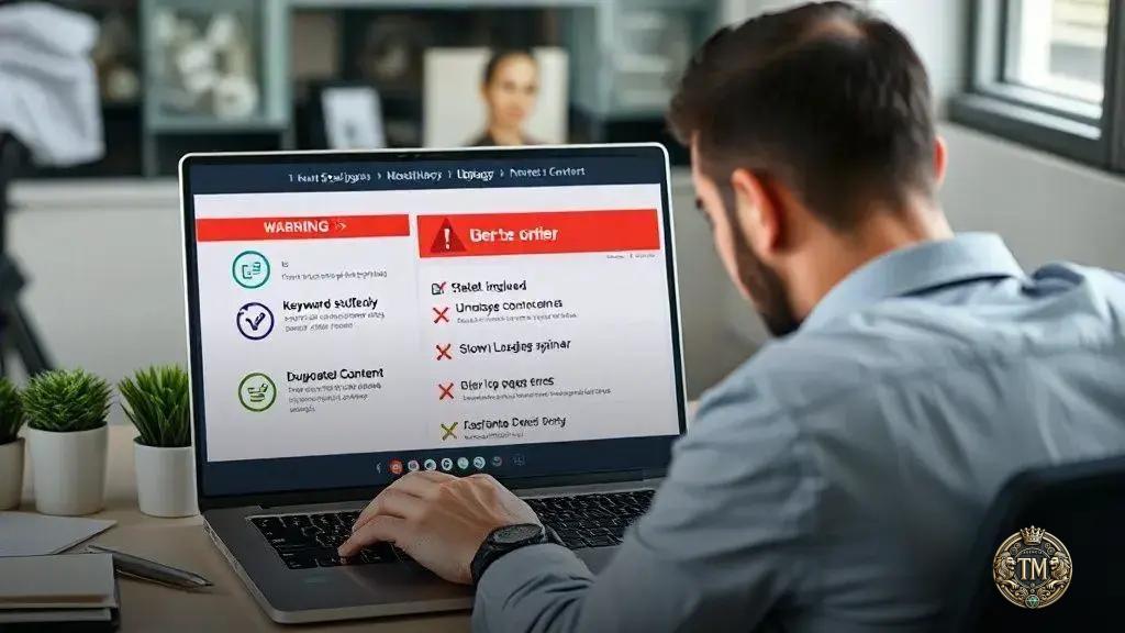 Erros comuns que sabotam o SEO de blogs corporativos