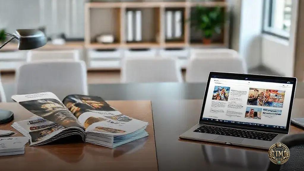 Materiais impressos vs digitais: qual priorizar Materiais impressos vs digitais: qual priorizar