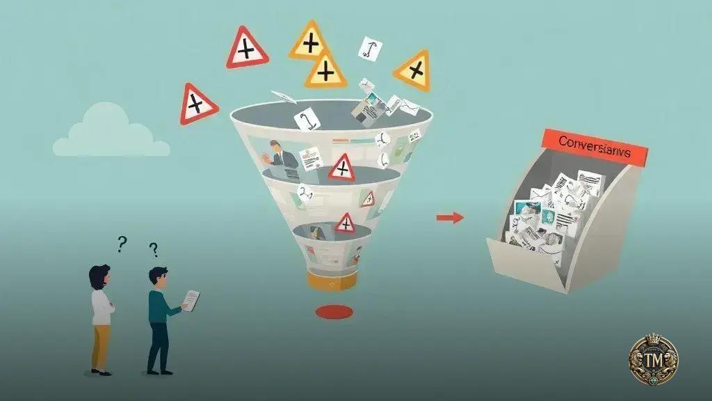 Erros comuns que prejudicam o desempenho do funil Erros comuns que prejudicam o desempenho do funil