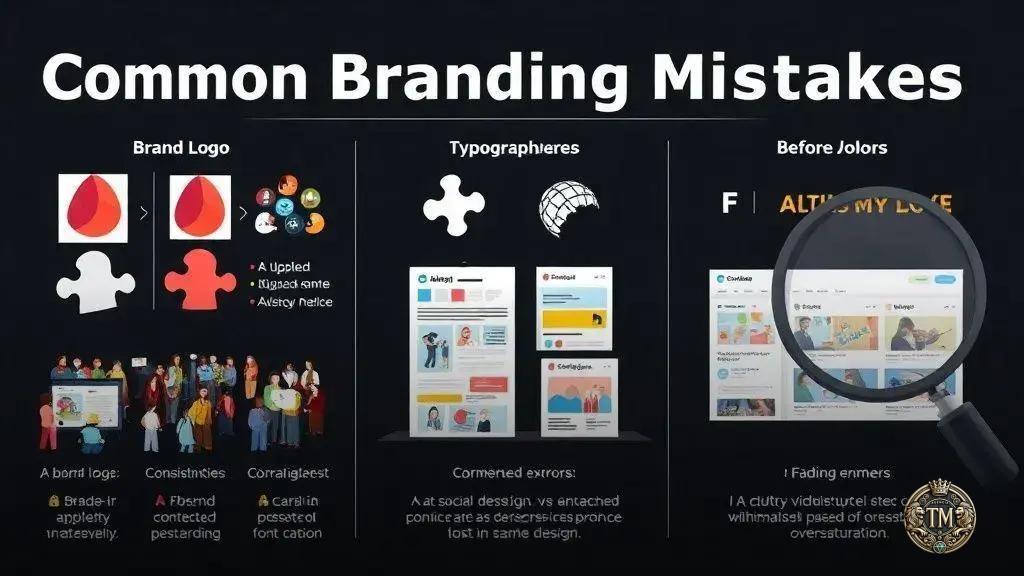 Erros frequentes que sabotam seu branding