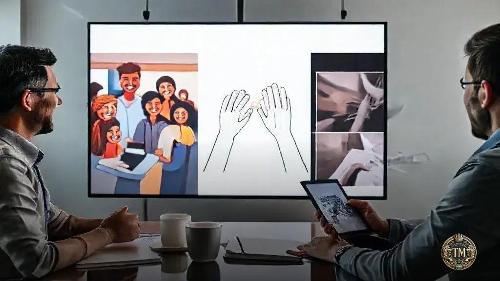 Escolha de imagens que amplificam a mensagem do texto Escolha de imagens que amplificam a mensagem do texto